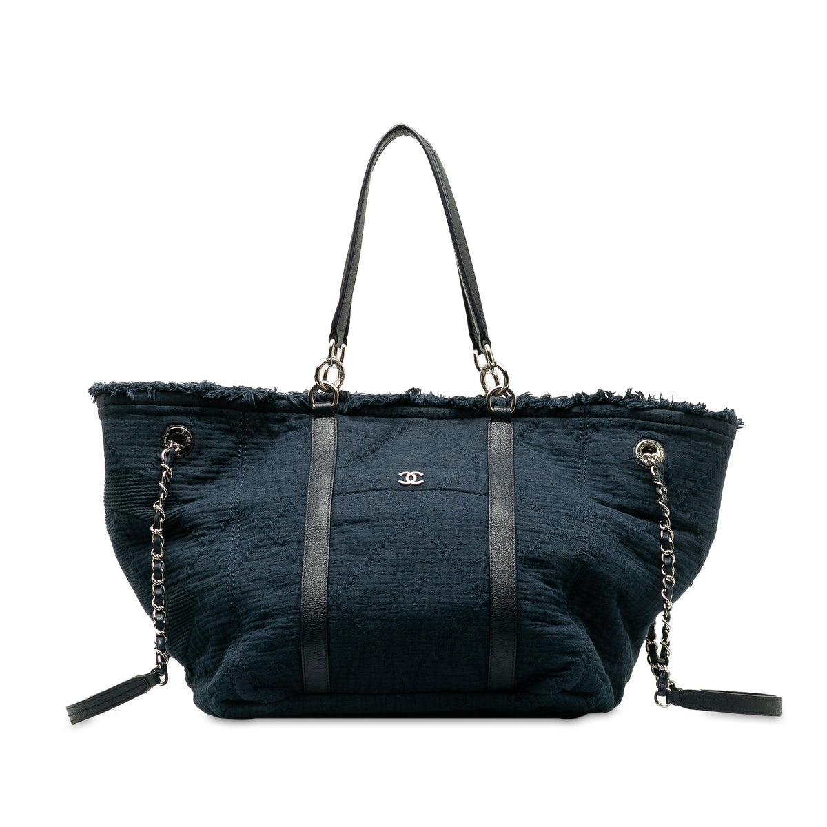 CHANEL Large CC Double Face Deauville Satchel