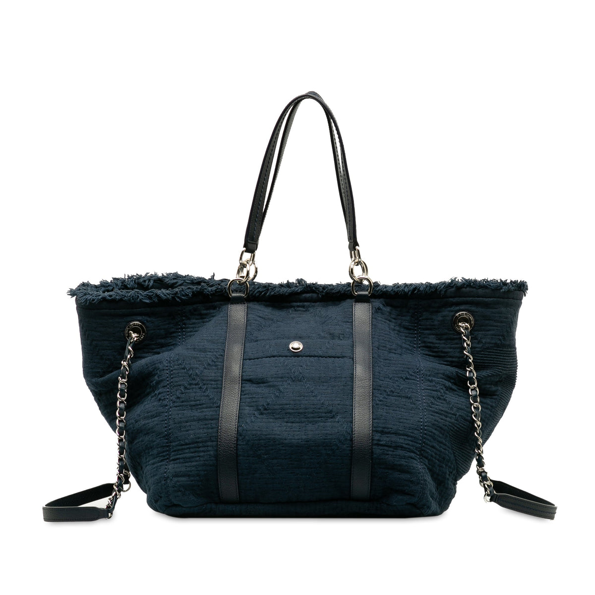 CHANEL Large CC Double Face Deauville Satchel