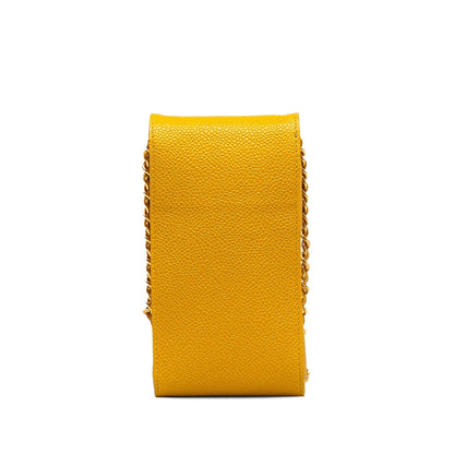 CHANEL CC Caviar Phone Crossbody Bag