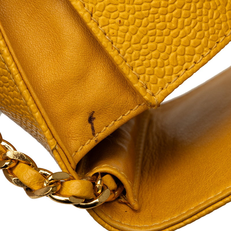 Chanel CC Caviar Phone Case Crossbody Bag Leather Shoulder Bag in Good condition