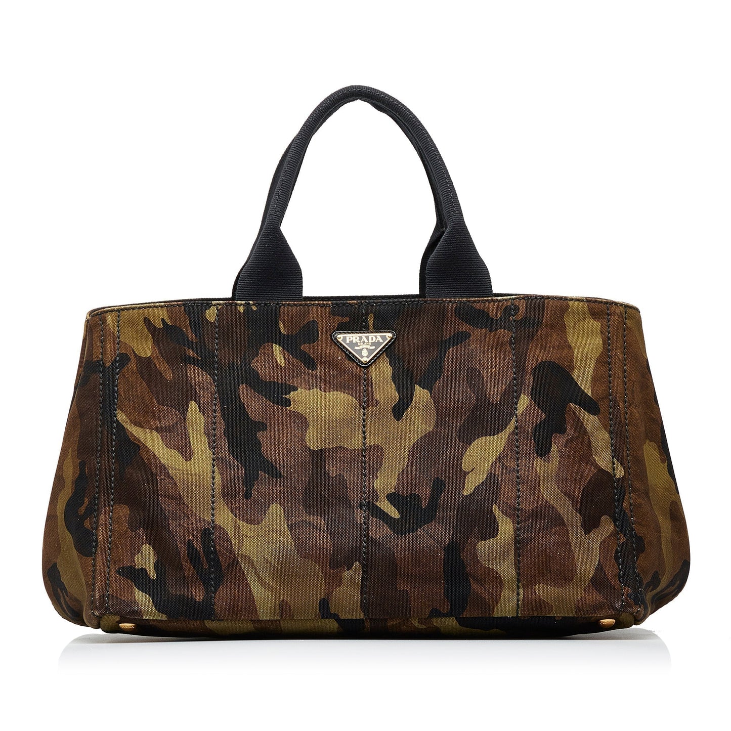 Prada Canapa Camouflage Tote Bag