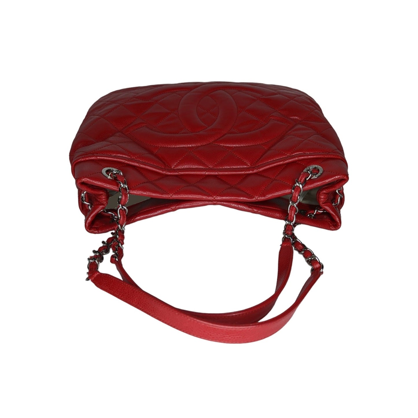 Chanel bags Red Quilted Caviar Timeless Soft Shopper Tote