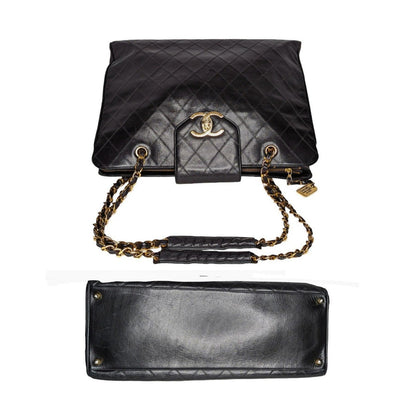 Chanel Vintage Calfskin Stitched XL Supermodel Tote