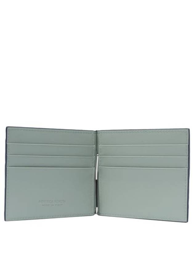 Luxury Bottega Veneta Intrecciato Money Clip Half Wallet Space