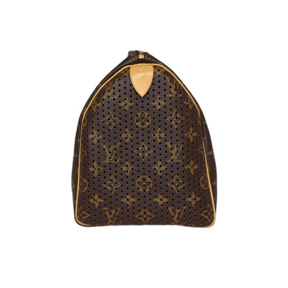 Louis Vuitton Monogram Perforated Speedy 30 Fuchsia