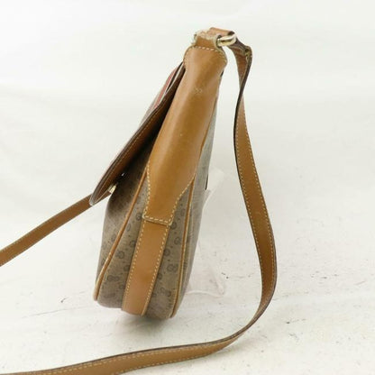 Gucci Vintage Line Cross Bodyshoulder Brown Micro Guccissima Print On Camel Coated Canvas With Camel