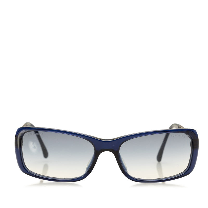 Chanel Cocomark un Glasses Blue Silver  Lady Chanel