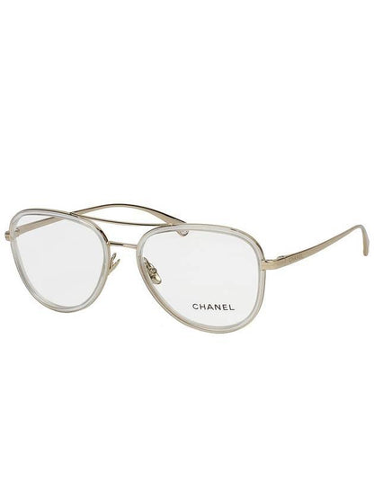 Eyewear Pilot Frame Sunglasses Gold Chanel