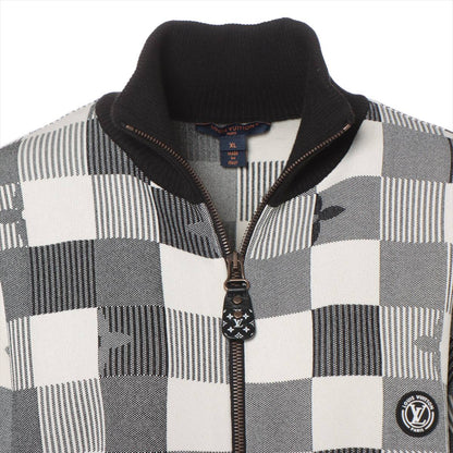 Louis Vuitton 23SS Lon x Nylon  Jacket XL  Grey x White Monogram Damier
