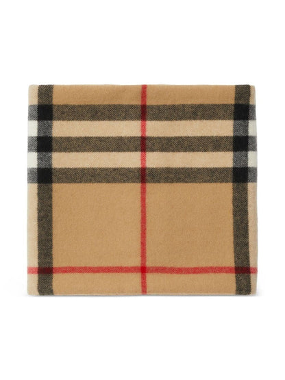 Burberry Men Check Cashmere Snood