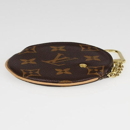 Louis Vuitton Round Coin Purse Monogram with Chain