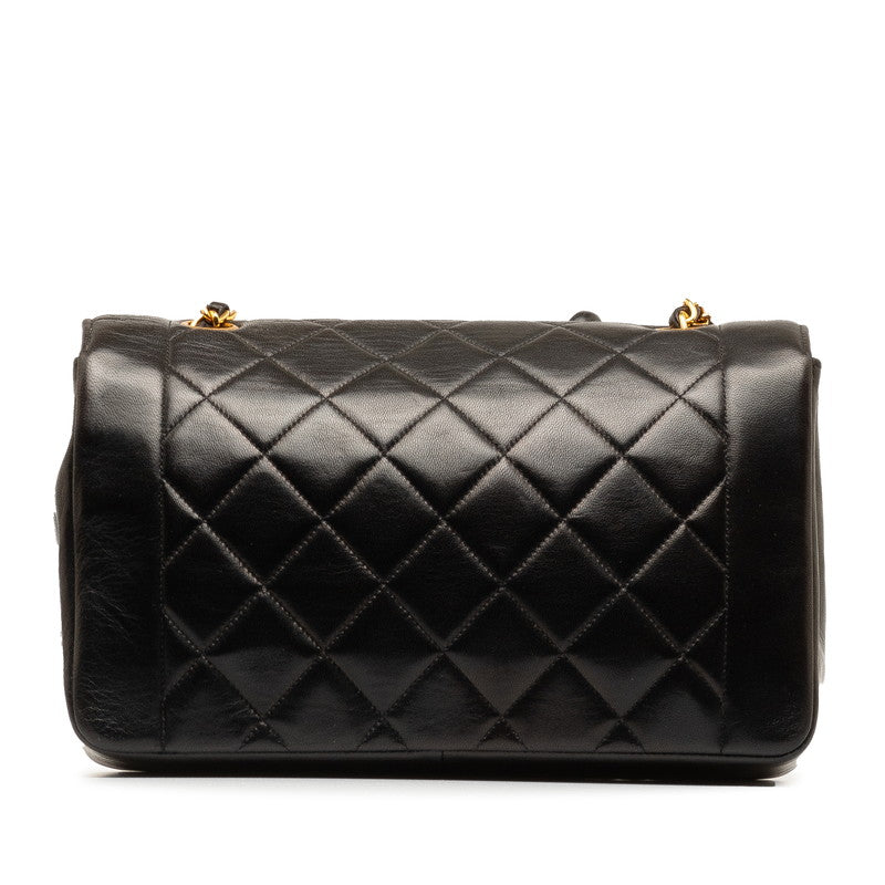 Chanel Matrace Dianaflap Chain Shoulder Bag Black G   Chanel