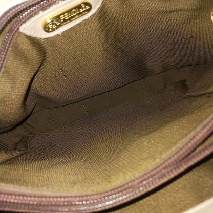 Fendi quilted 'pasta' pink lambskin leather satchel w gold metal handles