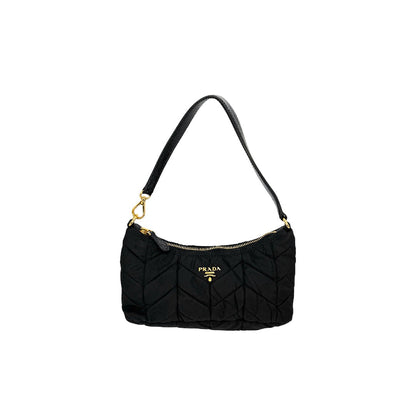 Prada Tessuto Nylon Chevron Quilted Mini Bag