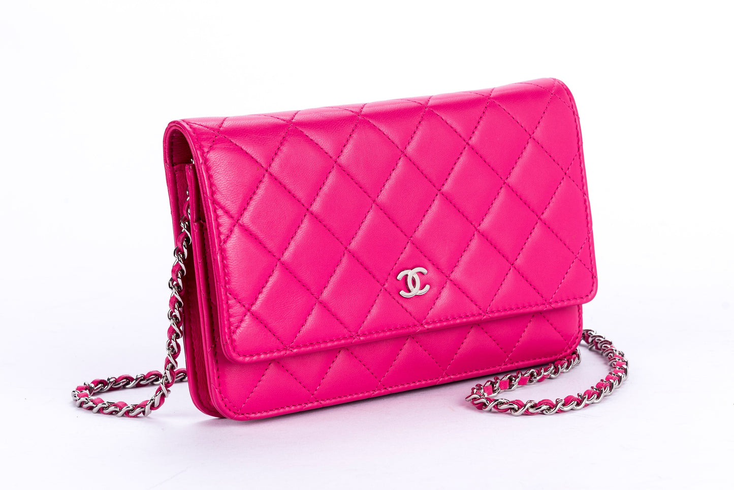 Chanel Wallet & Chain S_N Pink Color with , Dust Cover & Box