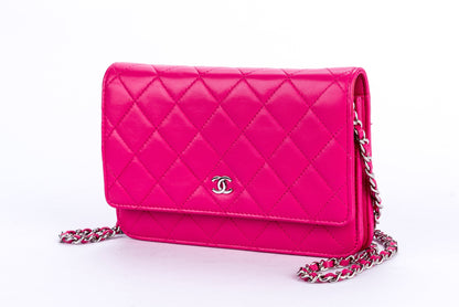 Chanel Wallet & Chain S_N Pink Color with , Dust Cover & Box