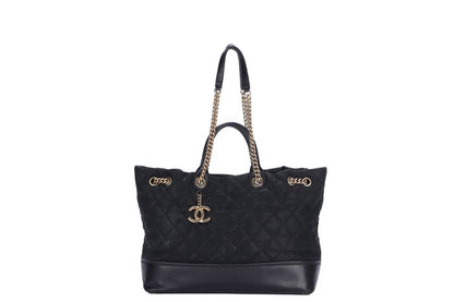 Chanel 2 Way Use Bag, Black Matte, Caviar Leather, Gold Hardware