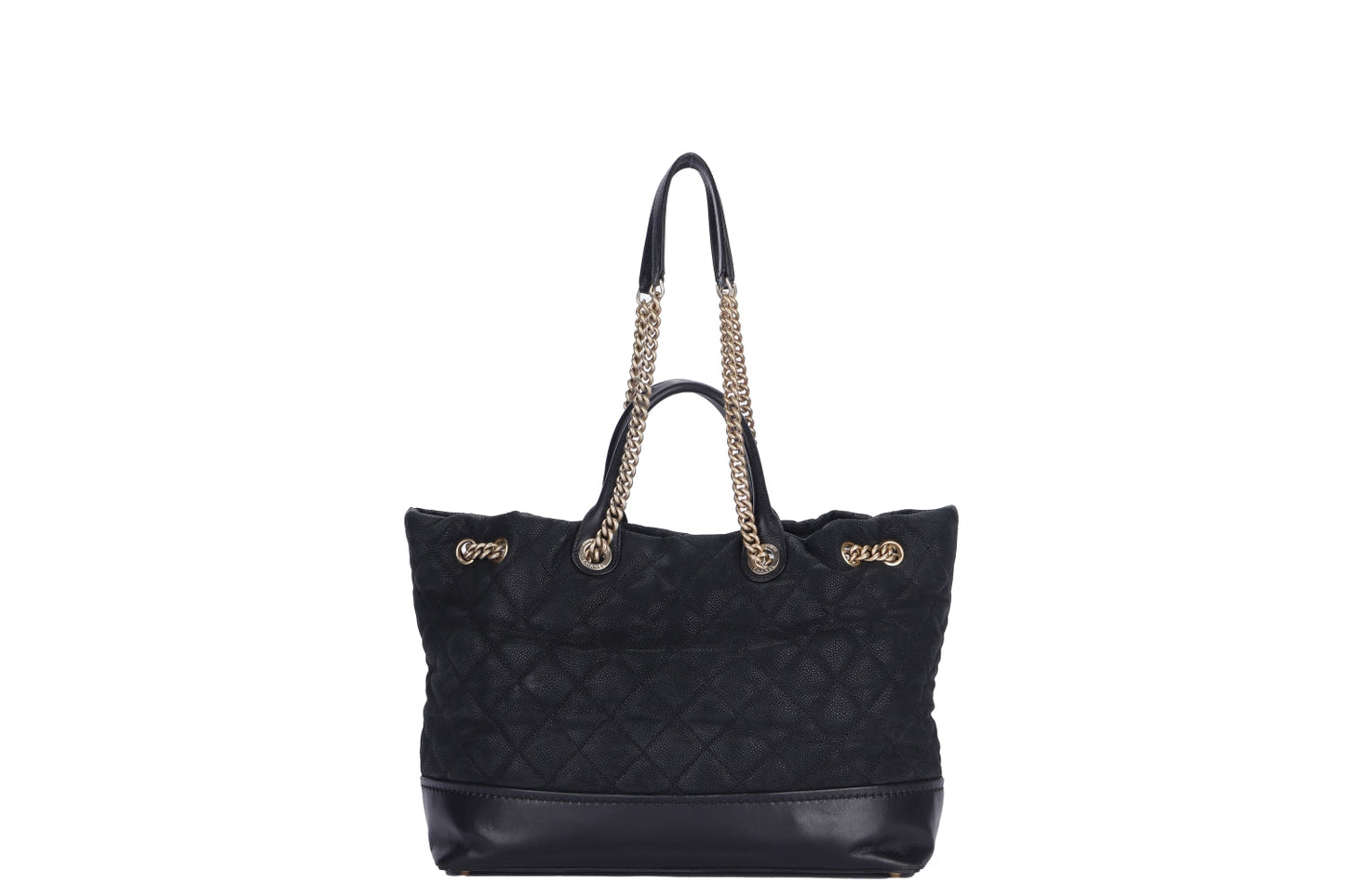 Chanel 2 Way Use Bag, Black Matte, Caviar Leather, Gold Hardware