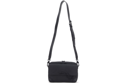 LOUIS VUITTON M23742 STEAMER MESSENGER BLACK TAURILLION MONOGRAM EMBOSSED LEATHER, WITH STRAP, DUST COVER & BOX