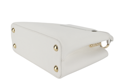 LOUIS VUITTON CAPUCINES BB TAURILLON LEATHER (M55832) GOLD HARDWARE WITH STRAPS AND DUST COVER