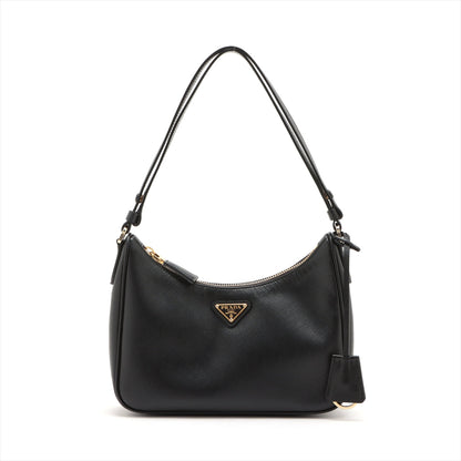 Prada Black Saffiano Leather Re-Edition Mini Bag [Clearance Sale]