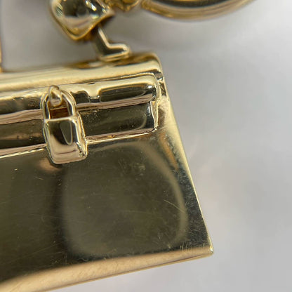 Hermès Top Kelly Pendant Light Rose Gold Necklace Charm Scarf Ring
