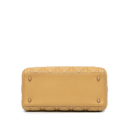 Medium Lambskin Cannage Lady Dior