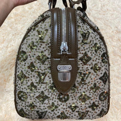 Louis-Vuitton Limited Edition Sequin Monogram Sunshine Express Speedy Bag