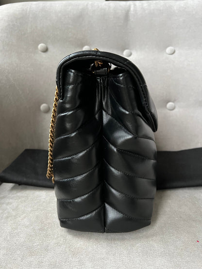 Yves Saint Laurent (YSL) Medium Black Lou