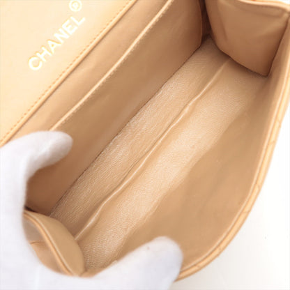 ITEM 15 - Chanel Vintage Mini CC Beige Single Flap Bag