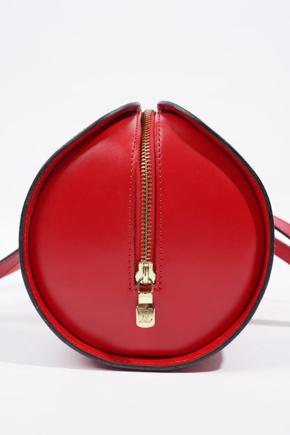 Louis Vuitton Soufflot Handbag Red Epi Leather