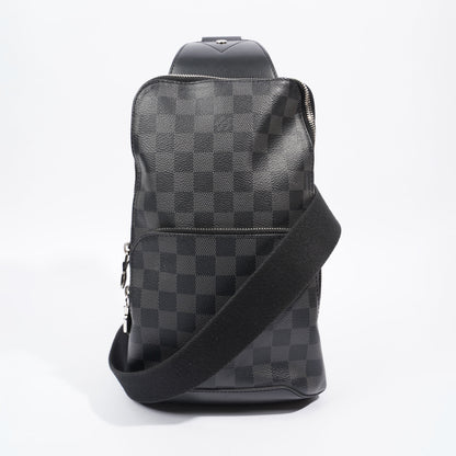 Louis Vuitton Avenue Sling Bag Damier Graphite / Black Coated Canvas
