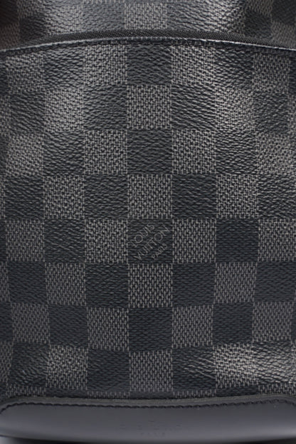 Louis Vuitton Avenue Sling Bag Damier Graphite / Black Coated Canvas