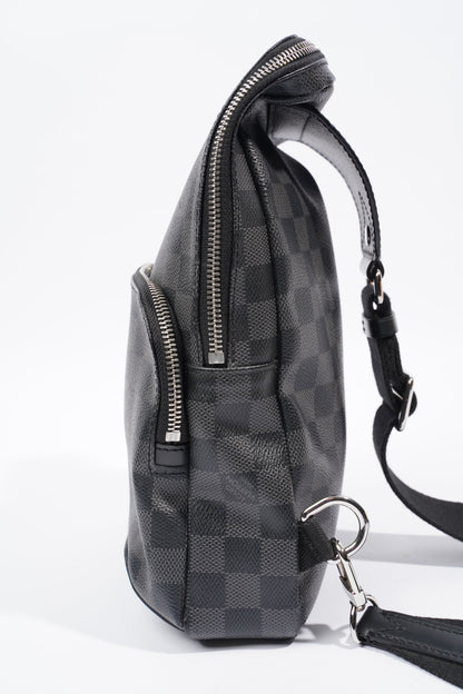 Louis Vuitton Avenue Sling Bag Damier Graphite / Black Coated Canvas