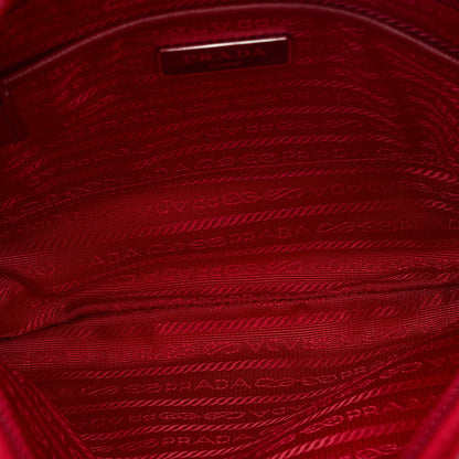 Prada Tessuto Red Nylon Canvas