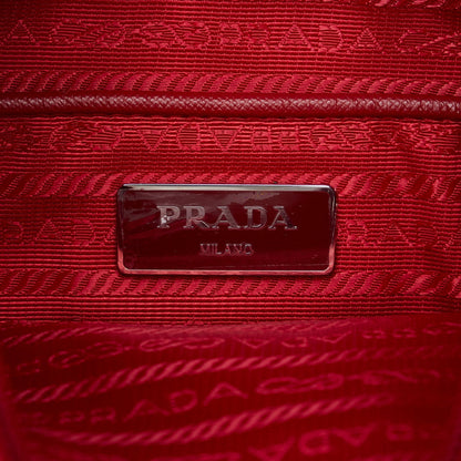 Prada Tessuto Red Nylon Canvas