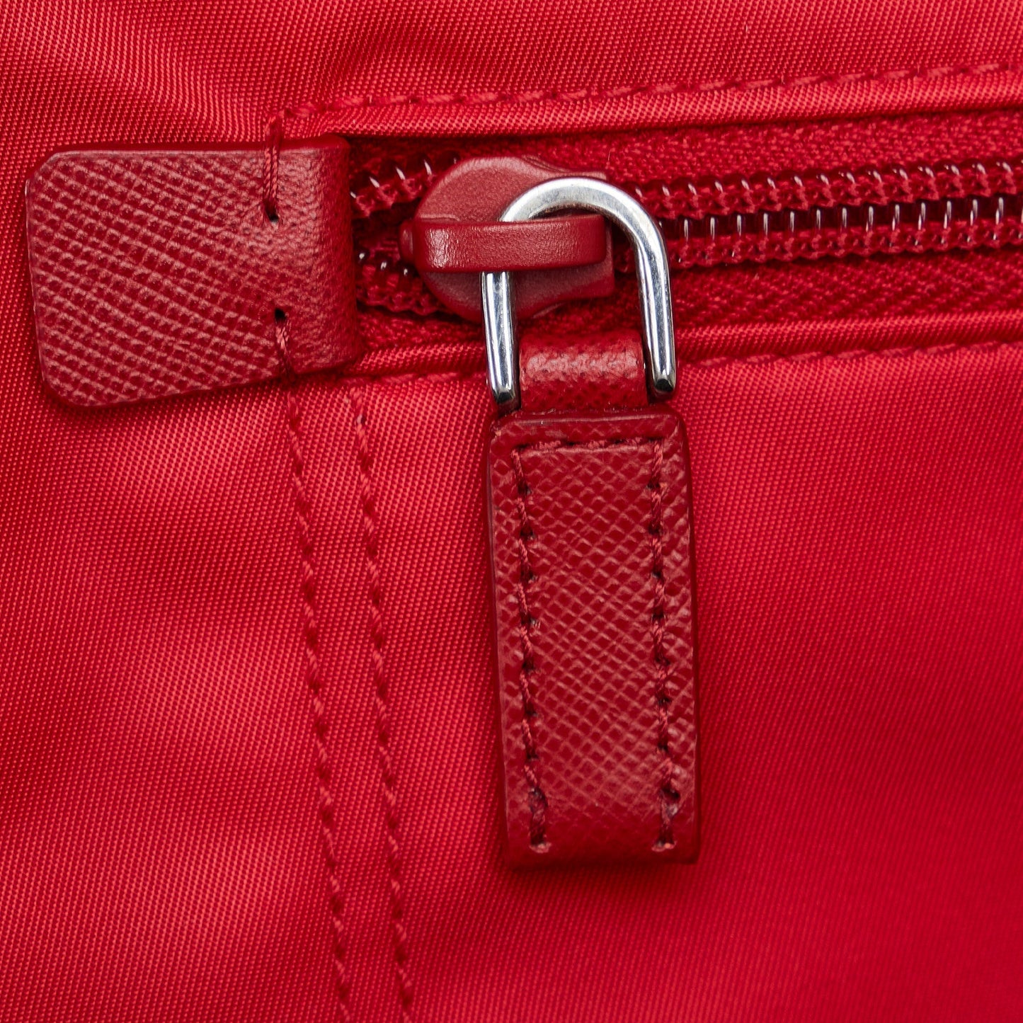 Prada Tessuto Red Nylon Canvas