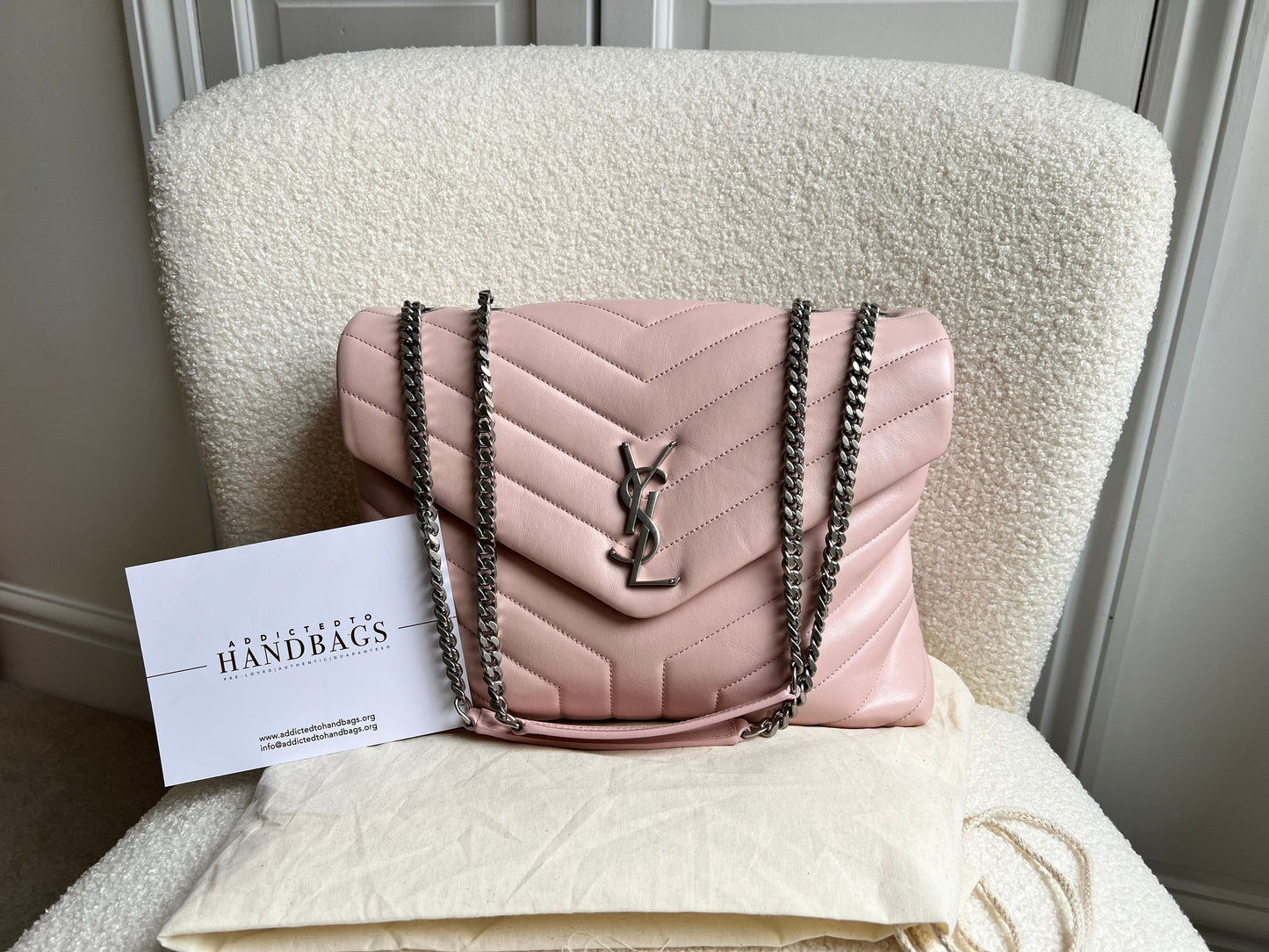 Yves Saint Laurent (YSL) Medium Marble Pink Lou