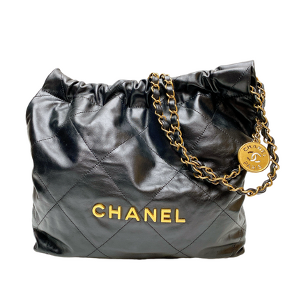 CHANEL 22 SMALL IN BLACK