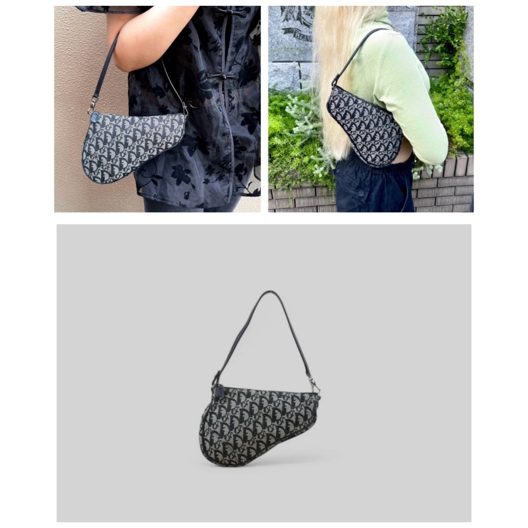 Very Good ( Rank A) ｜Dior Trotter Saddle Clutch Hand Pouch ｜S25032610