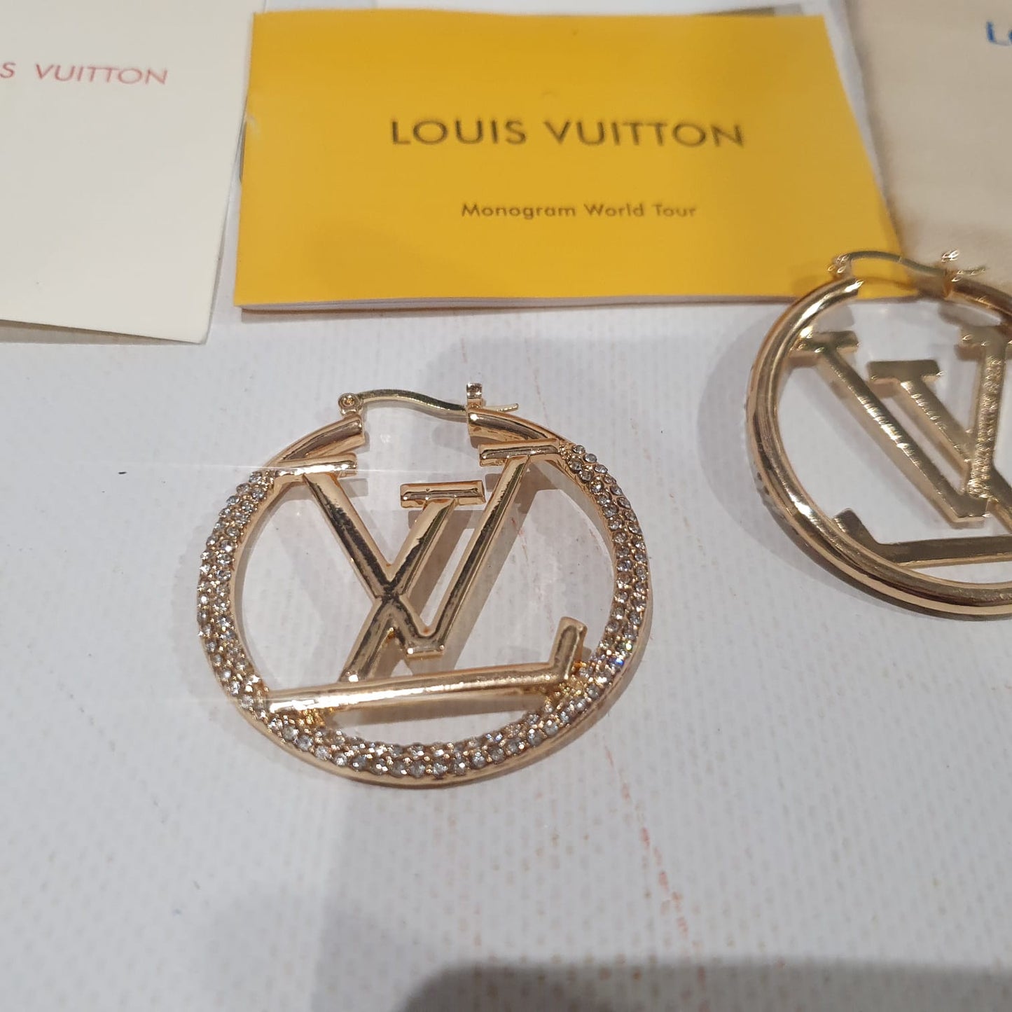 Louis  Vuitton Necklace, Earrings and Brooch Set