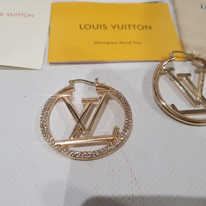 Louis  Vuitton Necklace, Earrings and Brooch Set