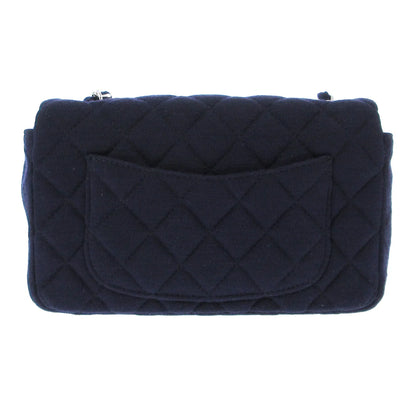 Chanel Mini Classic Jersey Blue bag