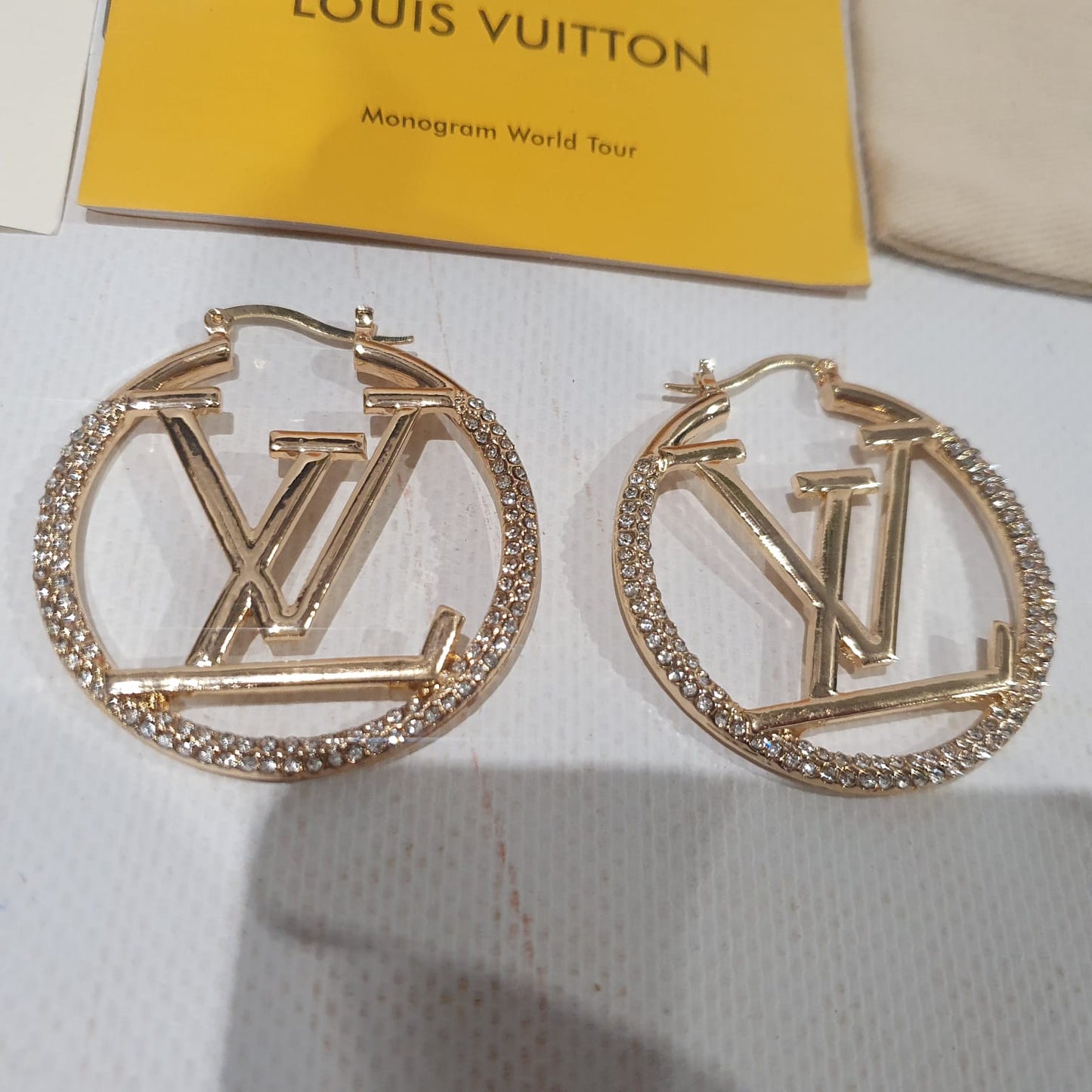 Louis  Vuitton Necklace, Earrings and Brooch Set