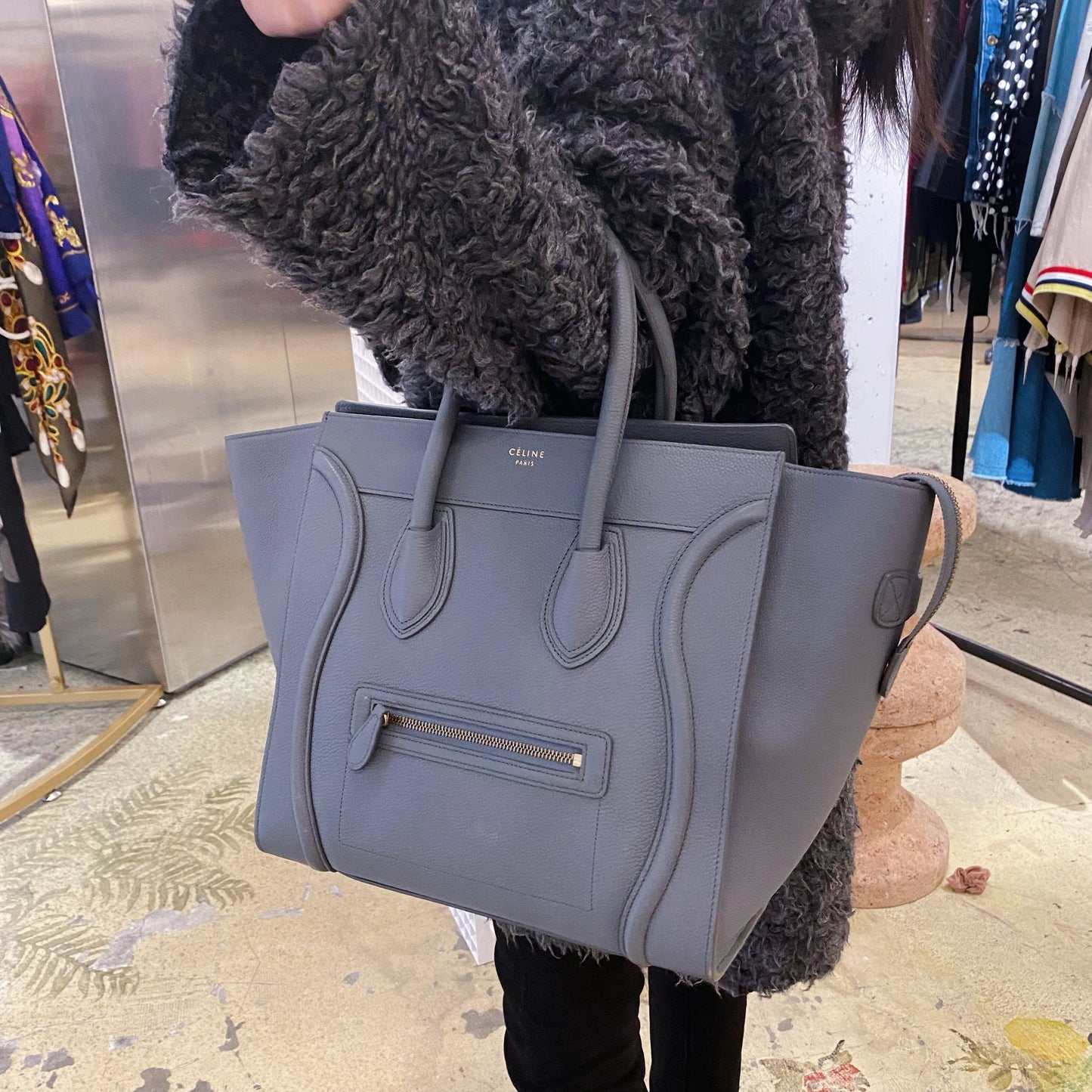 Celine Grey Phantom Bag