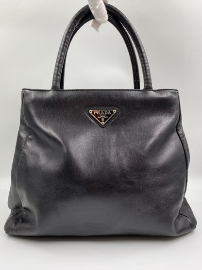 Prada Black Leather Tote