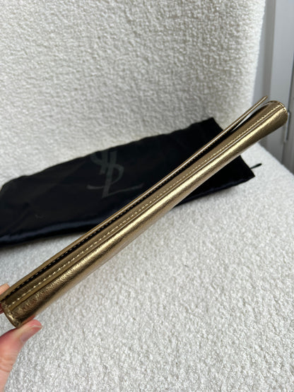 Yves Saint Laurent (YSL) Gold Belle de Jour Clutch