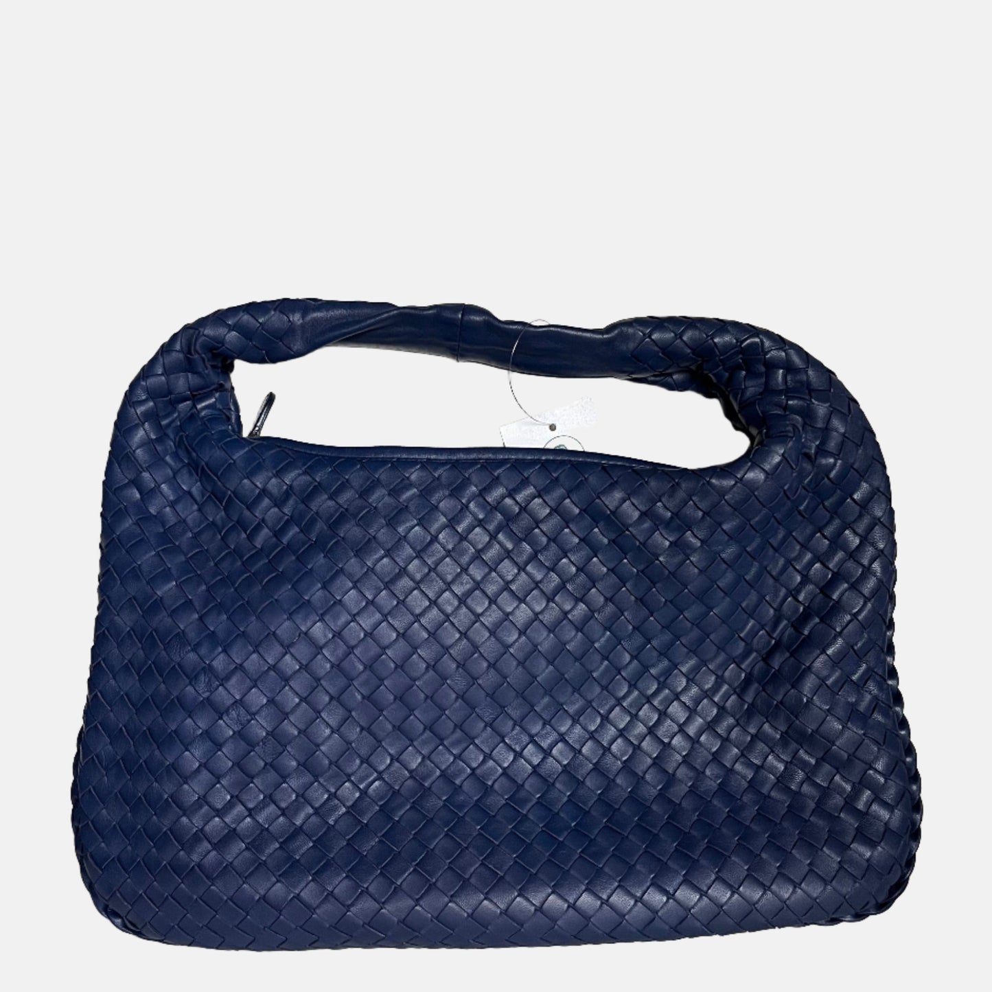 Bottega Veneta Veneta Hobo Medium Royal Blue Intrecciato Leather Bag 47cm