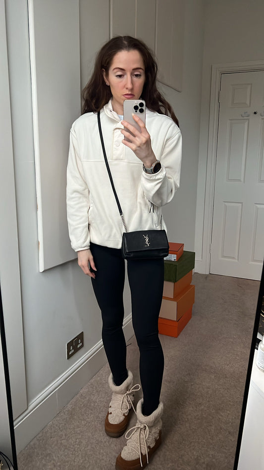Yves Saint Laurent (YSL) Black Grain de Poudre Mini West Hollywood
