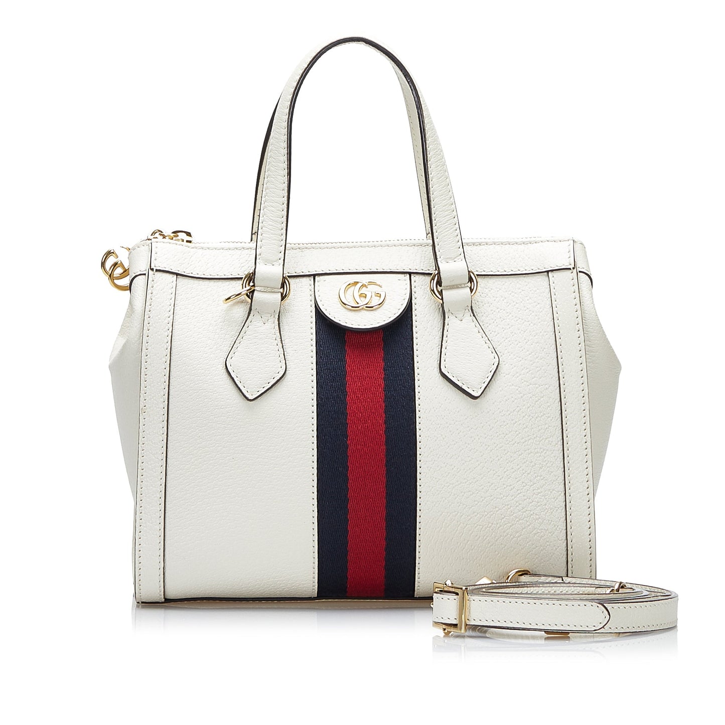 Gucci Web Ophidia Handbag White